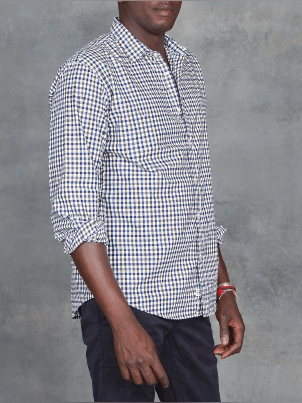 Frank & Eileen Paul Shirt Mens Large Long Sleeve Button Down Blue Plaid Checked